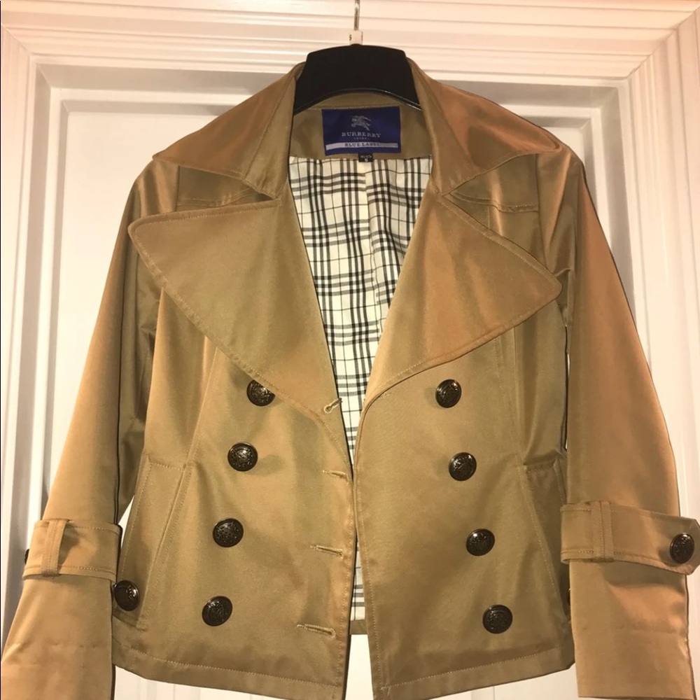 Sold - Camel Burberry Short Trench!